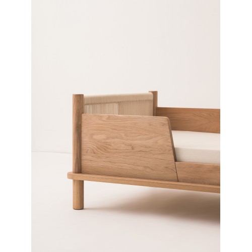 Juniorbett-Set Latitude aus massivem Eichenholz   2 Sicherheitsbarrieren