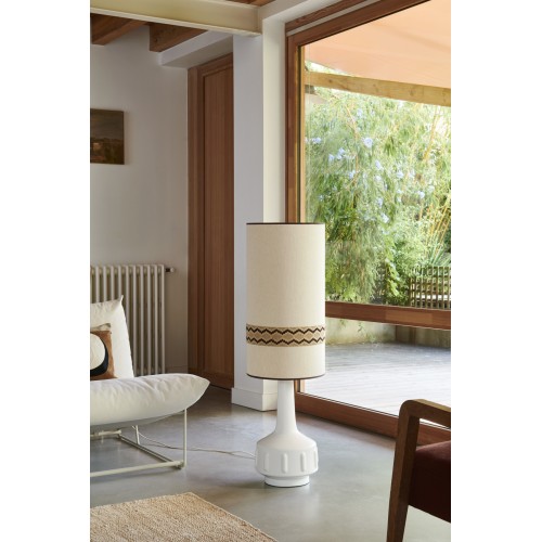 Jimmy XL White Floor Lamp