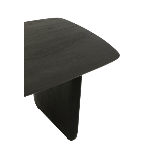 Mesa de comedor de madera de acacia marrón