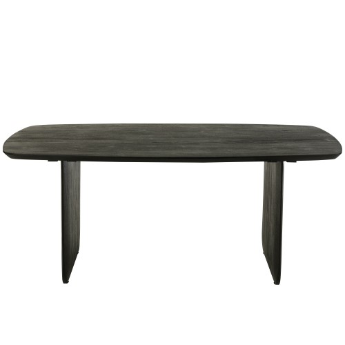 Brown Acacia Wood Dining Table