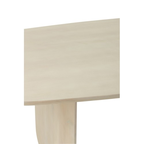 Eettafel van wit acaciahout