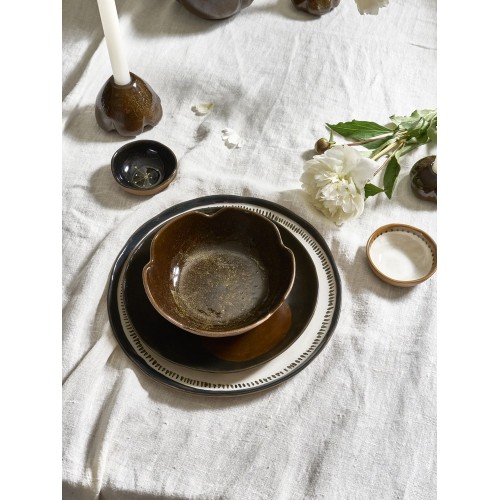 Assiette plate -CYCLE-mix de couleurs