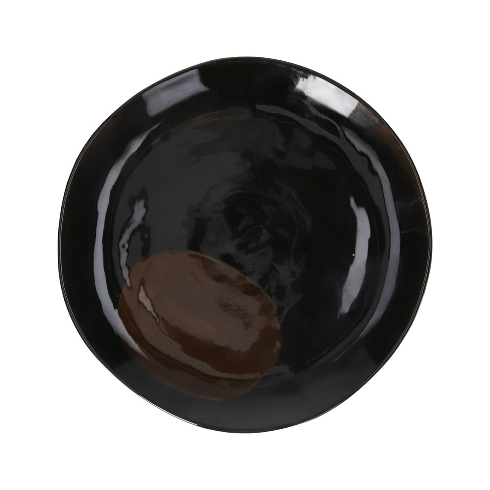 Plato de postre CYCLE - mezcla de colores - oscuro