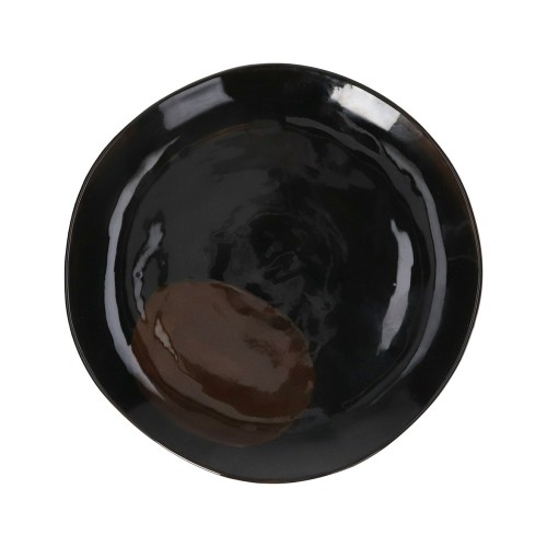 Plato de postre CYCLE - mezcla de colores - oscuro