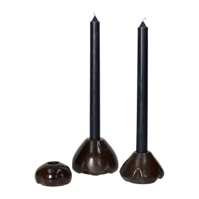 set of 3 candle holders - CYCLE - mix of colors Pomax