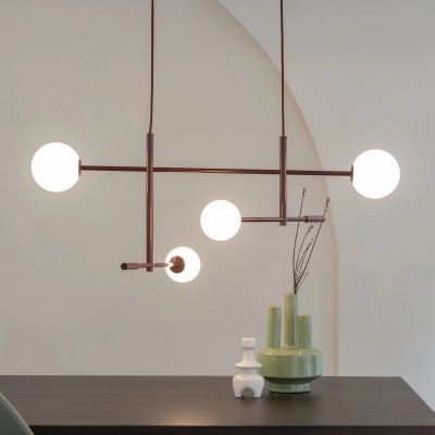 Hanglamp Kopenhagen, bordeauxrood 2