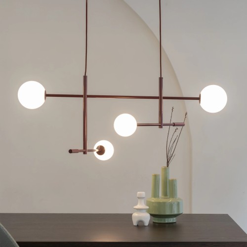 Hanglamp Kopenhagen, bordeauxrood