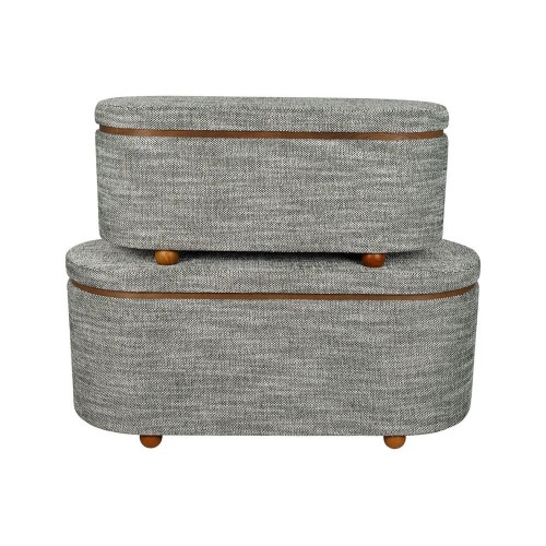 ALPINIA Green Storage Bench X2