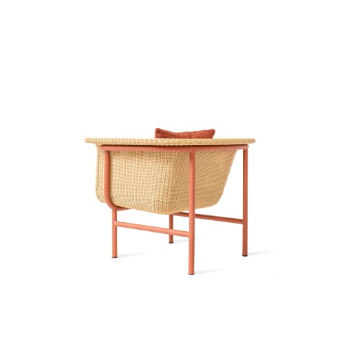 Wicked lounge stoel Terracotta/Natural