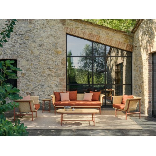 Table basse Wicked Terracotta/Naturel