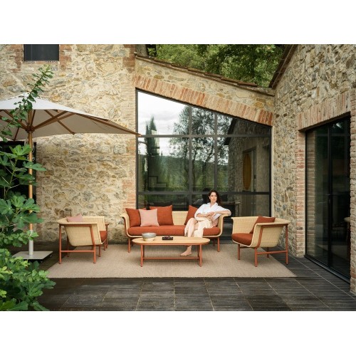 Table basse Wicked Terracotta/Naturel