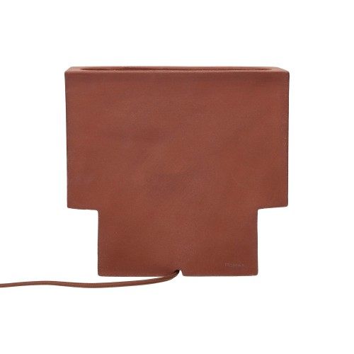 Lampe de table -ECLIPSE- L 28 x W 10 x H 27 cm - ocre