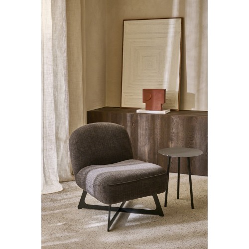 Lampe de table -ECLIPSE- L 28 x W 10 x H 27 cm - ocre