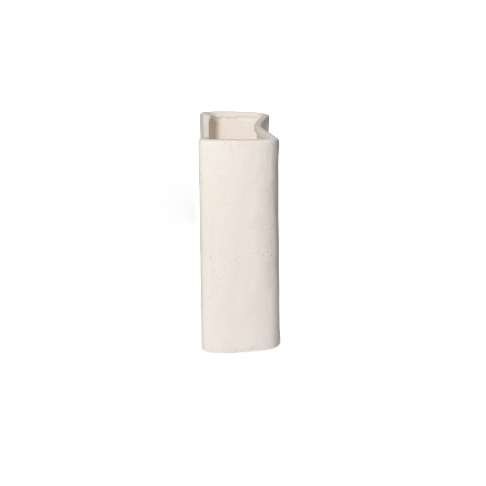 Lampe de table -ECLIPSE- L 13 x W 13 x H 20,5 cm - blanc