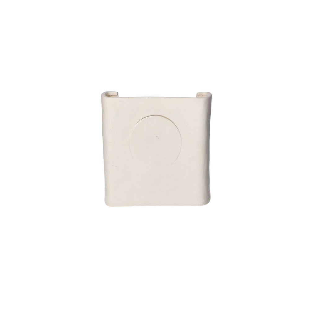 Lampe de table -ECLIPSE- L 13 x W 13 x H 20,5 cm - blanc