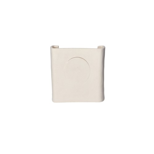 Lampe de table -ECLIPSE- L 13 x W 13 x H 20,5 cm - blanc