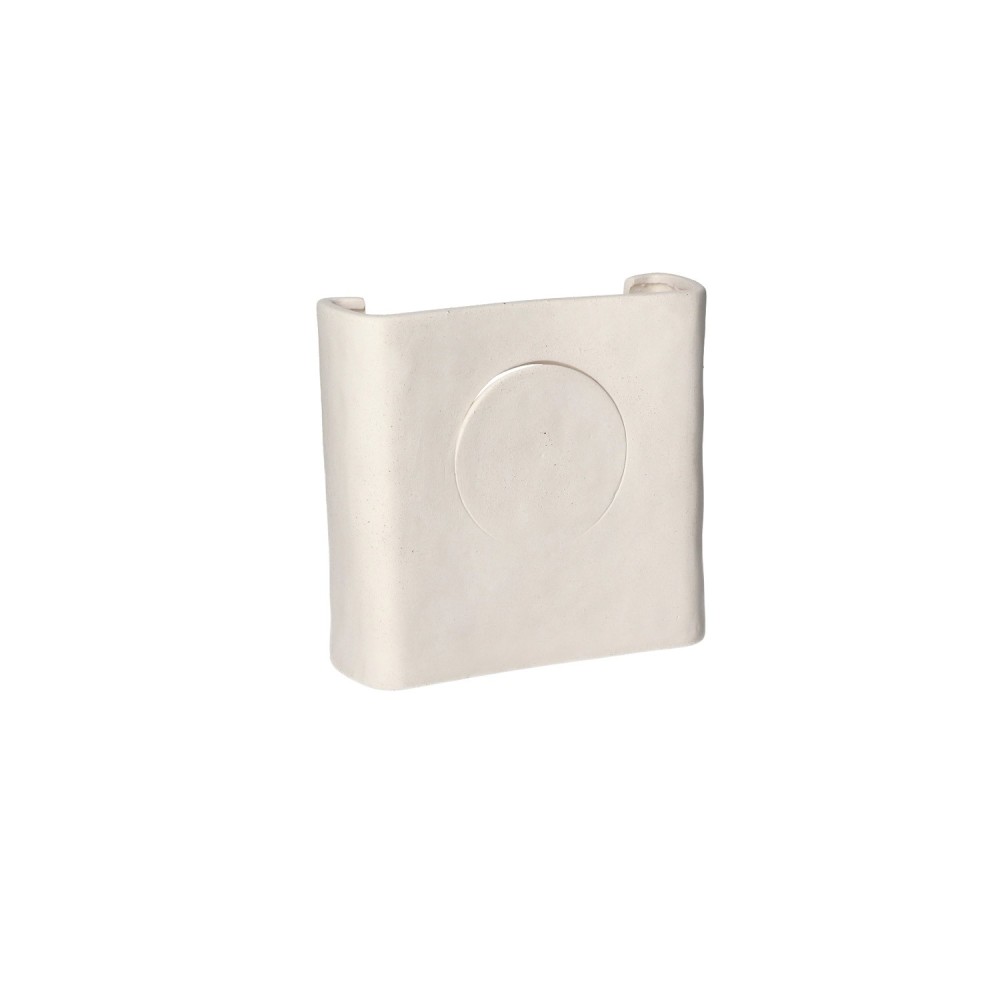 Lampe de table -ECLIPSE- L 13 x W 13 x H 20,5 cm - blanc