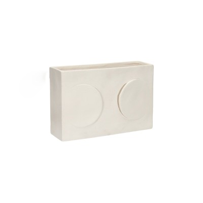 Lampe de table -ECLIPSE- L 13 x W 13 x H 20,5 cm - blanc 2