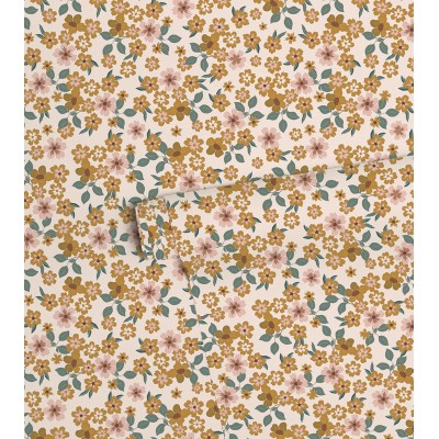 Papier peint - CAPUCINE - fleurs et feuilles Lilipinso