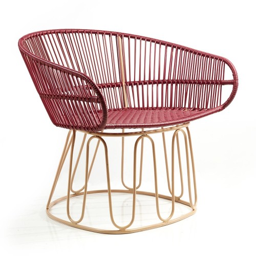 Circo Lounge chair purple/carne ames
