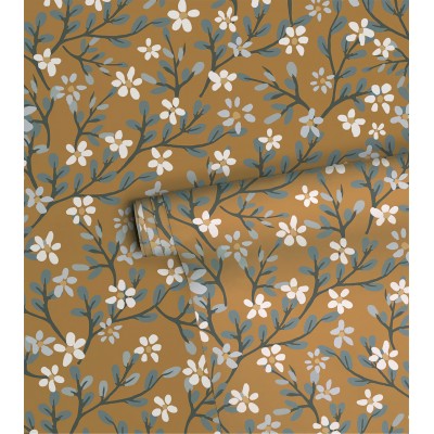 Papier peint - BRAYLYNN - fleurs Lilipinso