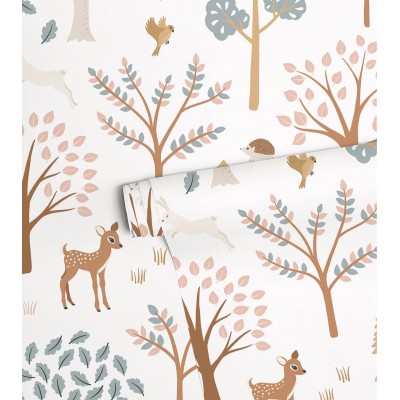 PAPIER PEINt - BUNNY - petits lapins Lilipinso