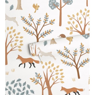 PAPIER PEINt - BUNNY - petits lapins Lilipinso