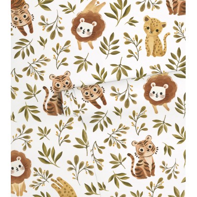 Papier peint - FELIDAE- jungle animaux Lilipinso