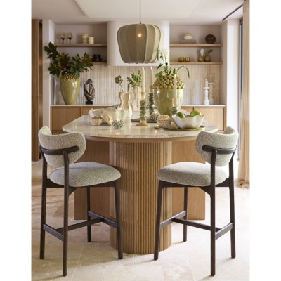 Tabouret TROSA - 57x51x99 cm- Marron light and living