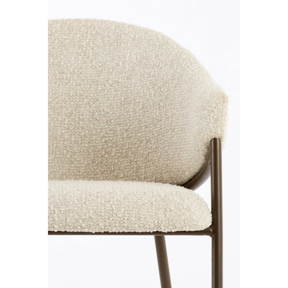 Chaise TROSA - 54,5 x 51 x 80,5 cm - Marron