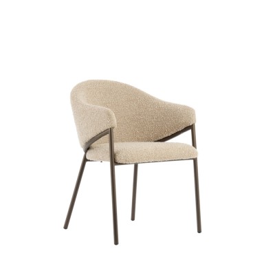 Chaise TROSA - 54,5 x 51 x 80,5 cm - Marron light and living