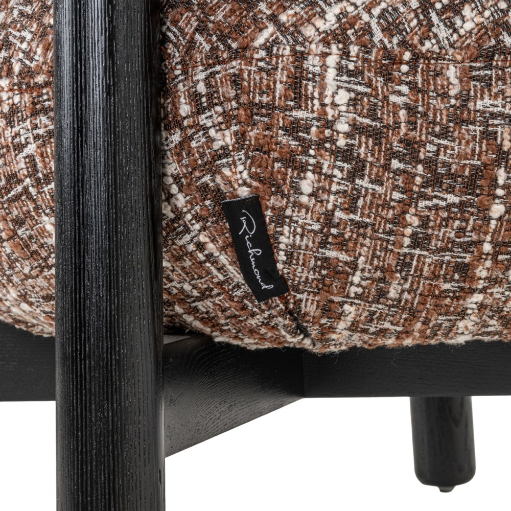 Fauteuil lounge Ornella noisette