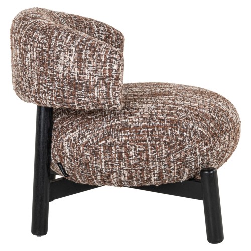 Fauteuil lounge Ornella noisette