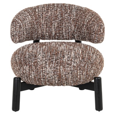 Fauteuil lounge Ornella noisette 2
