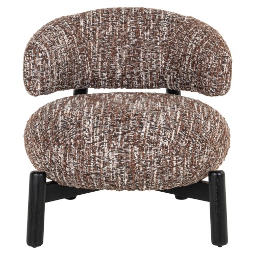 Fauteuil lounge Ornella noisette