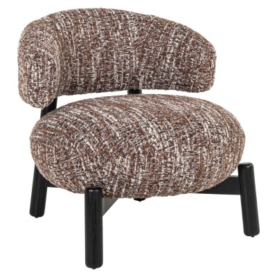 Fauteuil lounge Ornella noisette