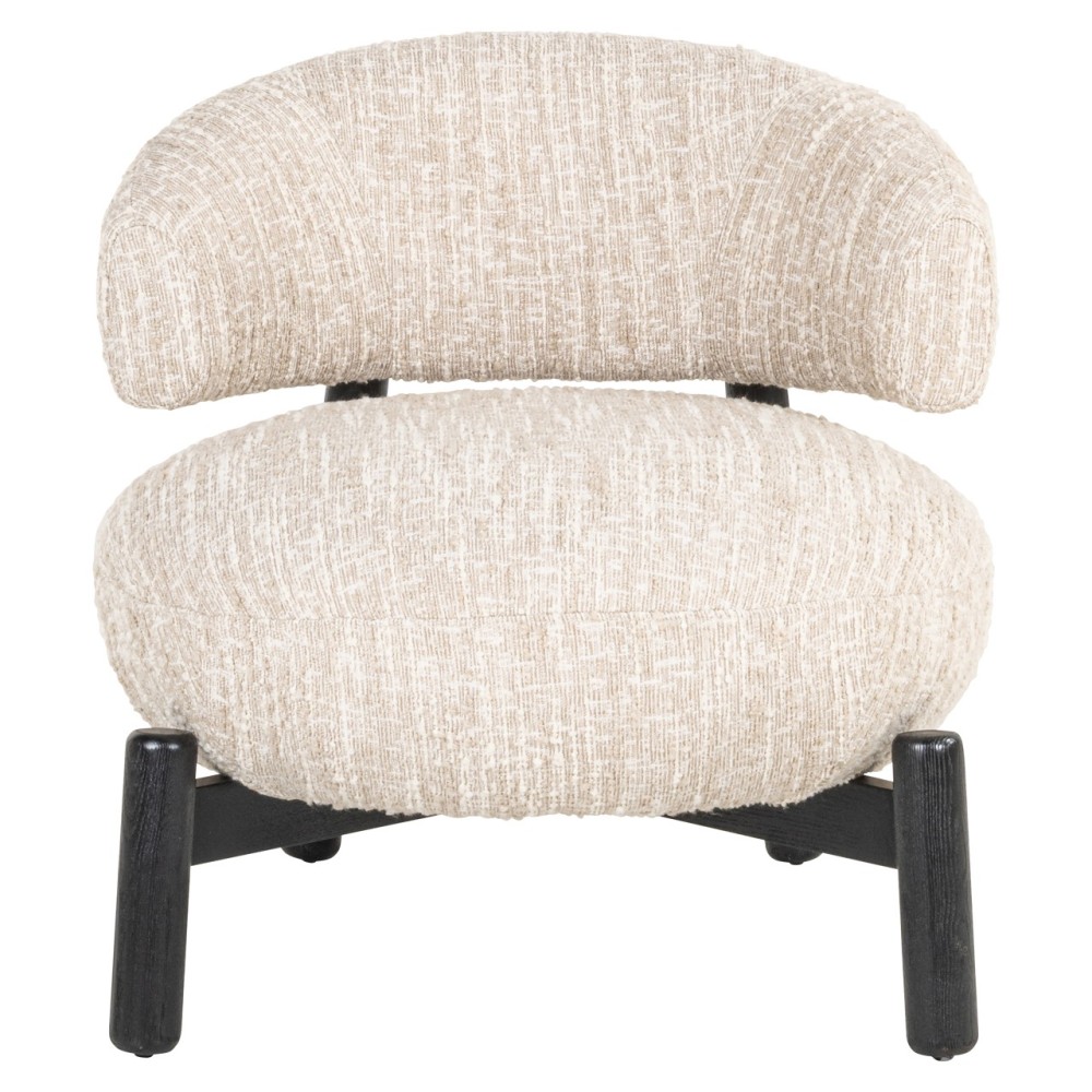 Fauteuil lounge Ornella noisette
