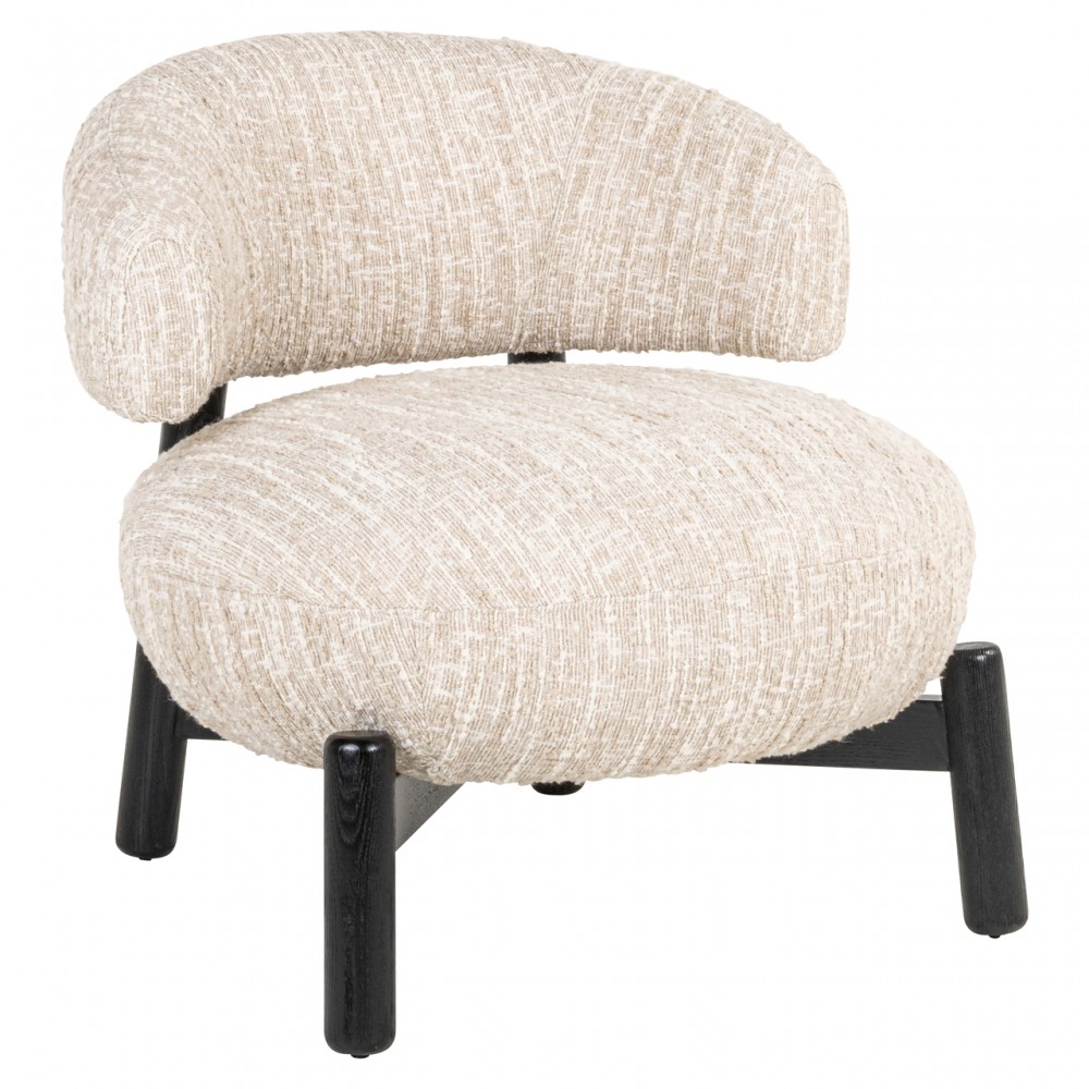 Fauteuil lounge Ornella beige