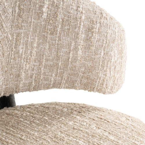 Fauteuil lounge Ornella noisette