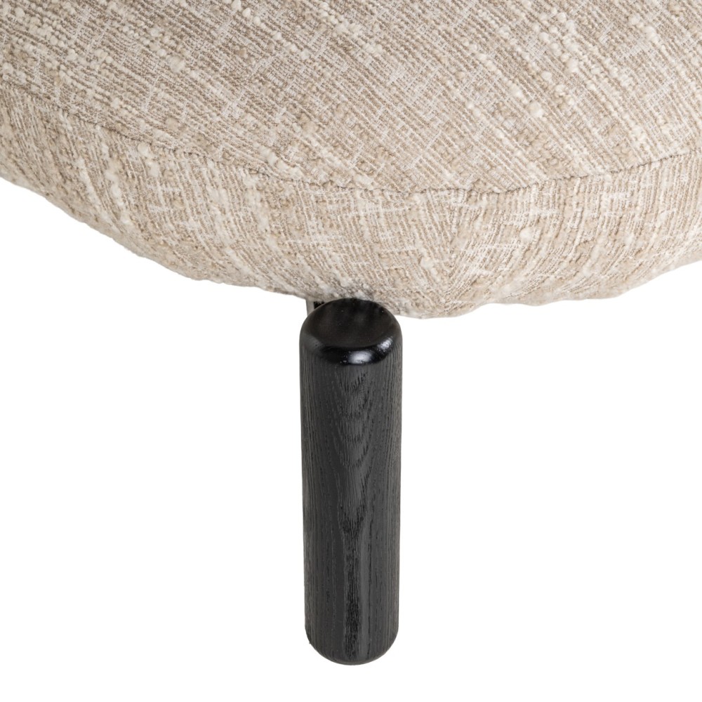 Fauteuil lounge Ornella noisette