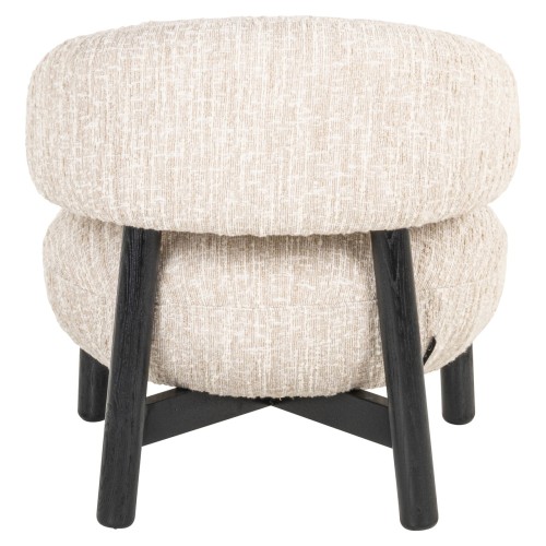 Fauteuil lounge Ornella noisette