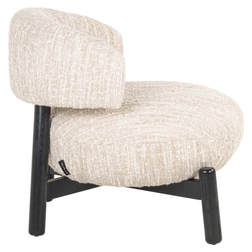 Fauteuil lounge Ornella noisette