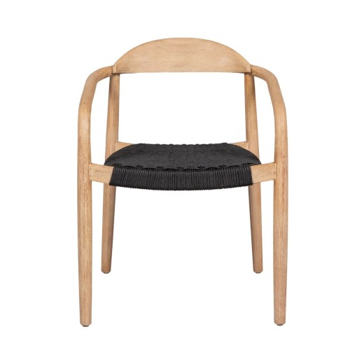 Chaise ANAM- Eucalyptus et corde noire