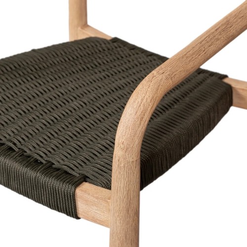 Chaise ANAM- Eucalyptus et corde kaki