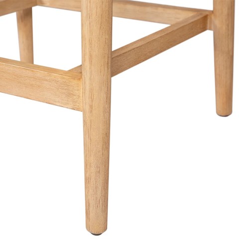 Tabouret ANAM- Eucalyptus et corde noire