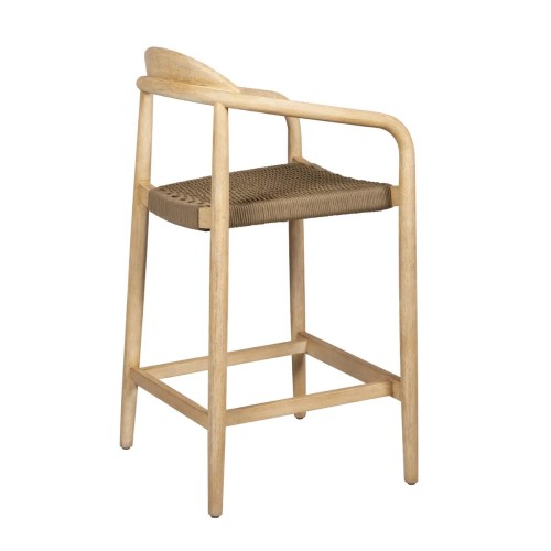 Tabouret ANAM- Eucalyptus et corde sable