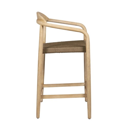 Tabouret ANAM- Eucalyptus et corde sable