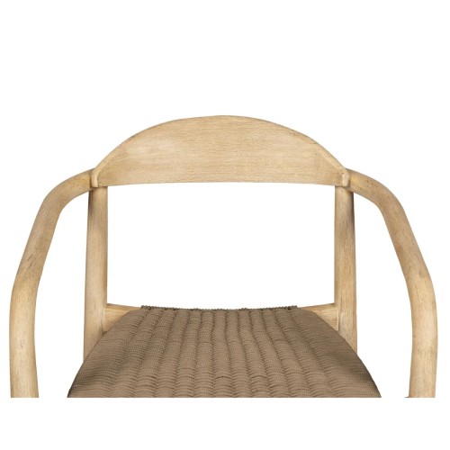 Tabouret ANAM- Eucalyptus et corde sable
