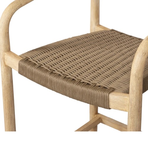 Tabouret ANAM- Eucalyptus et corde sable