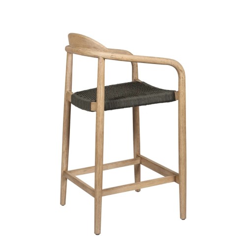 Tabouret ANAM- Eucalyptus et corde kaki